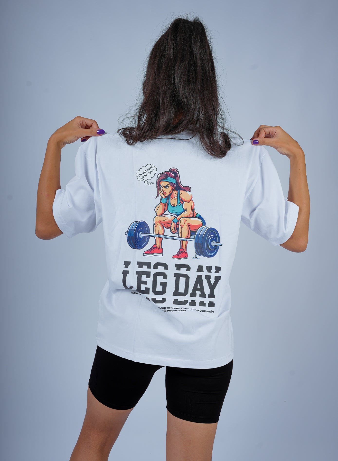 LEG DAY – T-shirt Oversize (Livraison Gratuite)