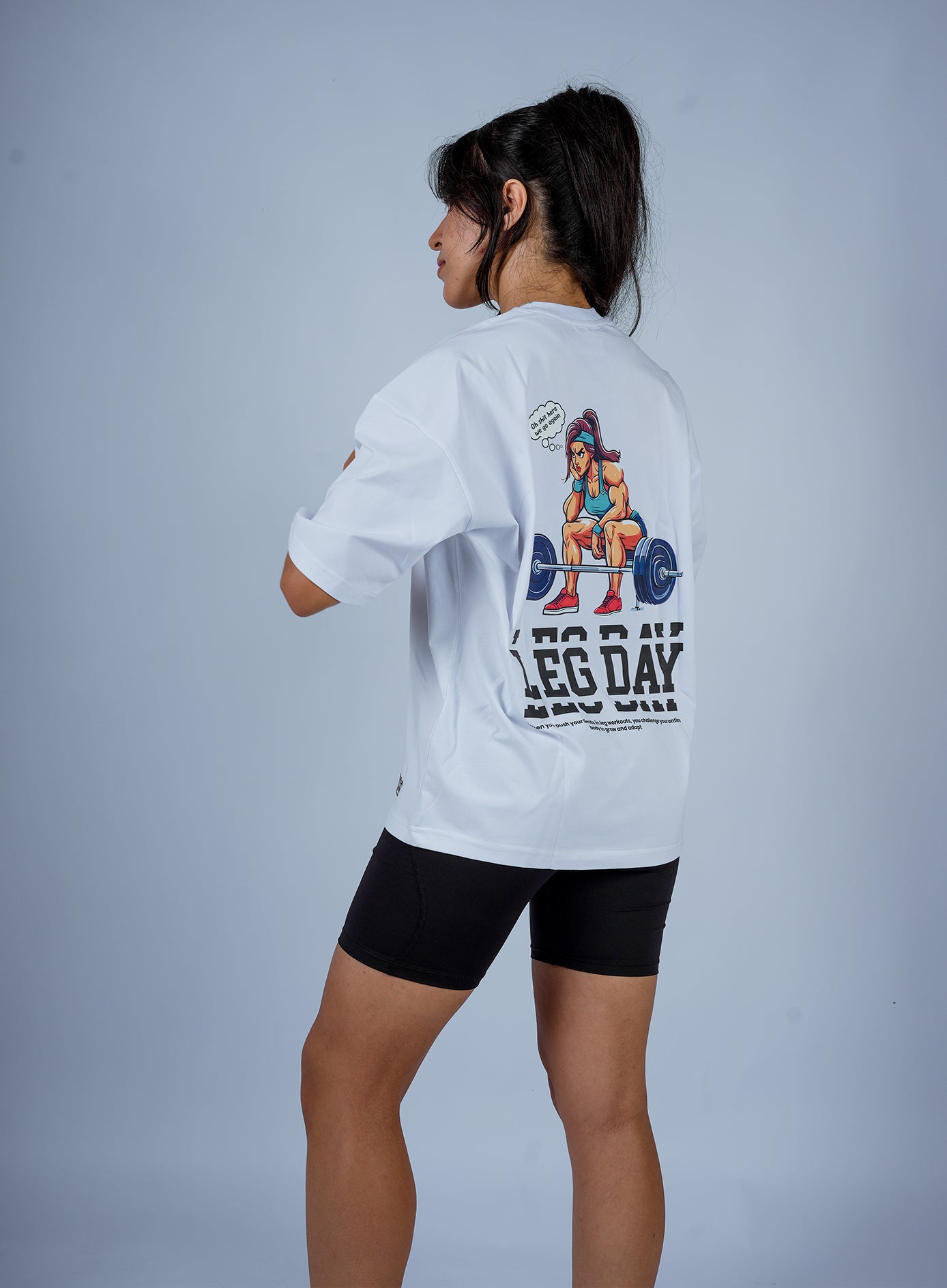 LEG DAY – T-shirt Oversize (Livraison Gratuite)