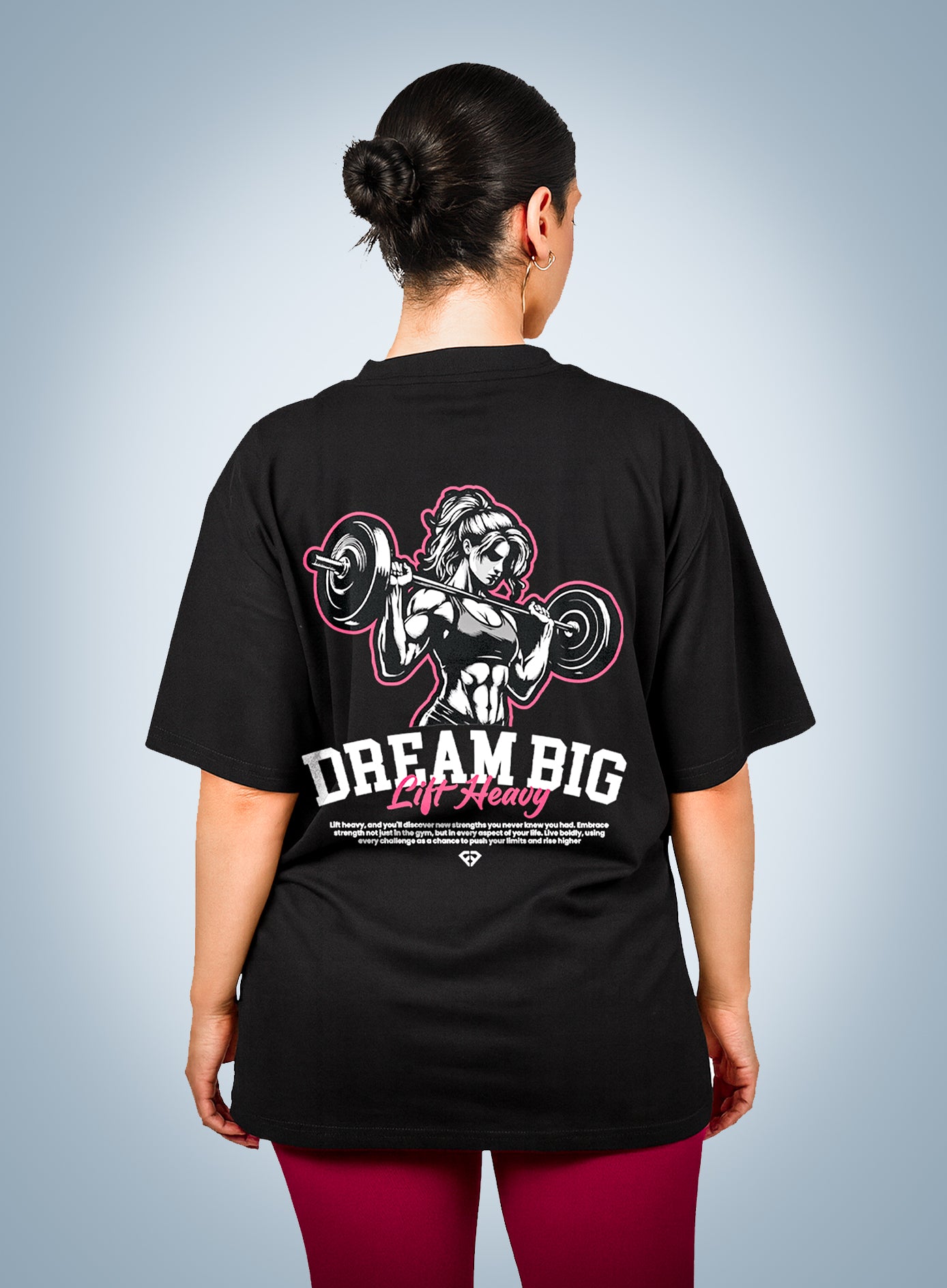 T-shirt Oversized DREAM BIG – Performance & Style (livraison Gratuite)