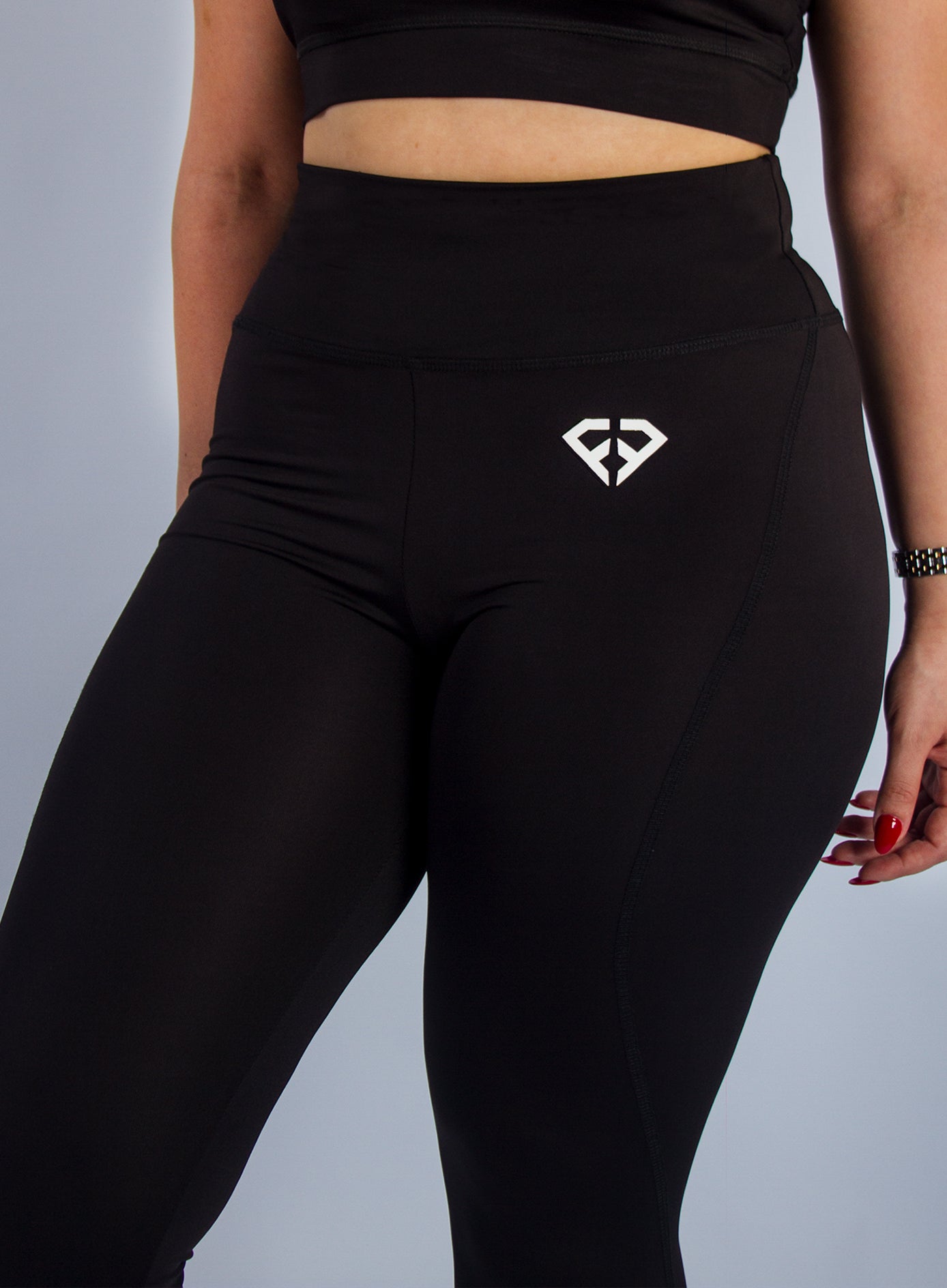 BLACK SEAMLESS – Bras & Legging Collant (Livraison Gratuite)