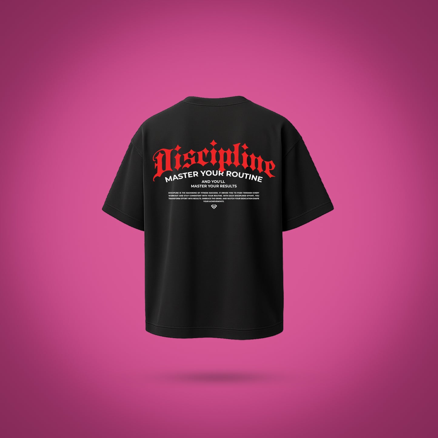 T-shirt Oversized DISCIPLINE – Performance & Style