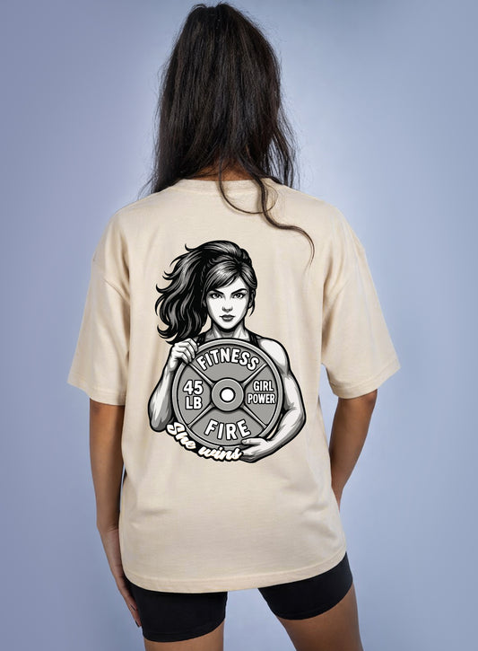 SHE WINS  – T-shirt Oversize (Livraison Gratuite)